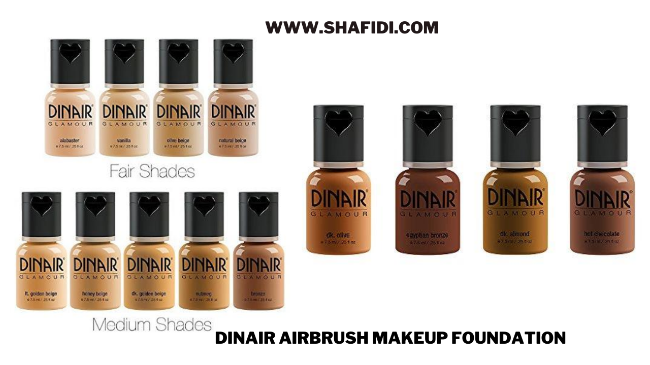 D)  DINAIR AIRBRUSH MAKEUP FOUNDATION